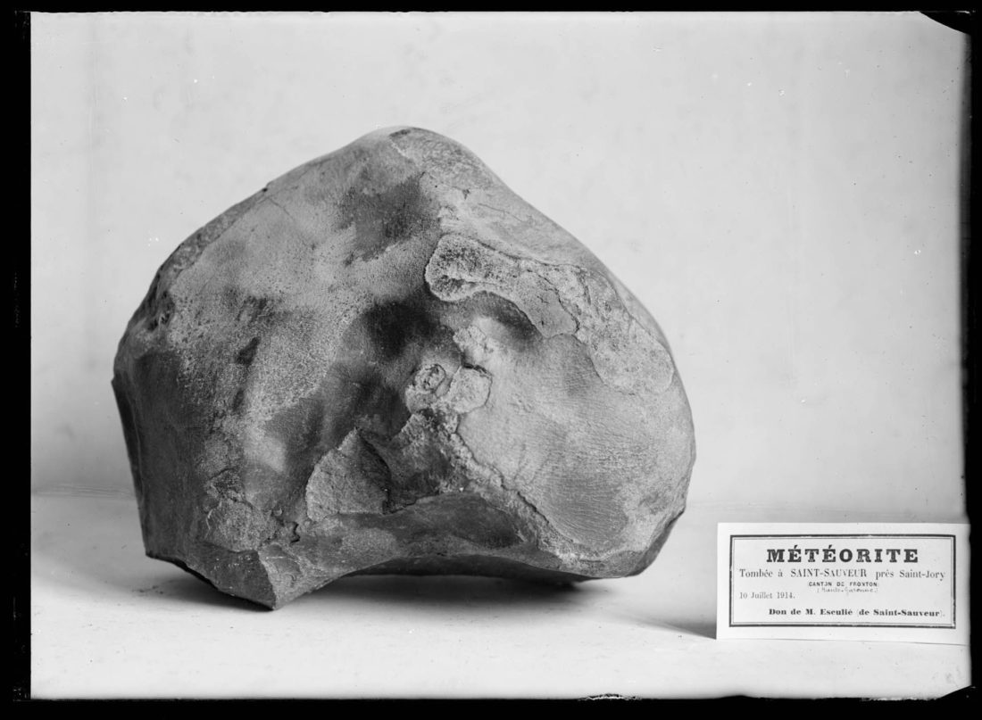 Météorite de Saint-Sauveur (Haute-Garonne) tombée en 1914